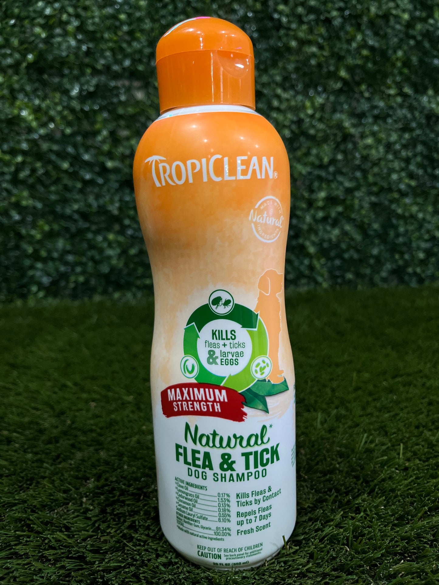 Tropiclean Maximum Strength Flea and Tick Shampoo