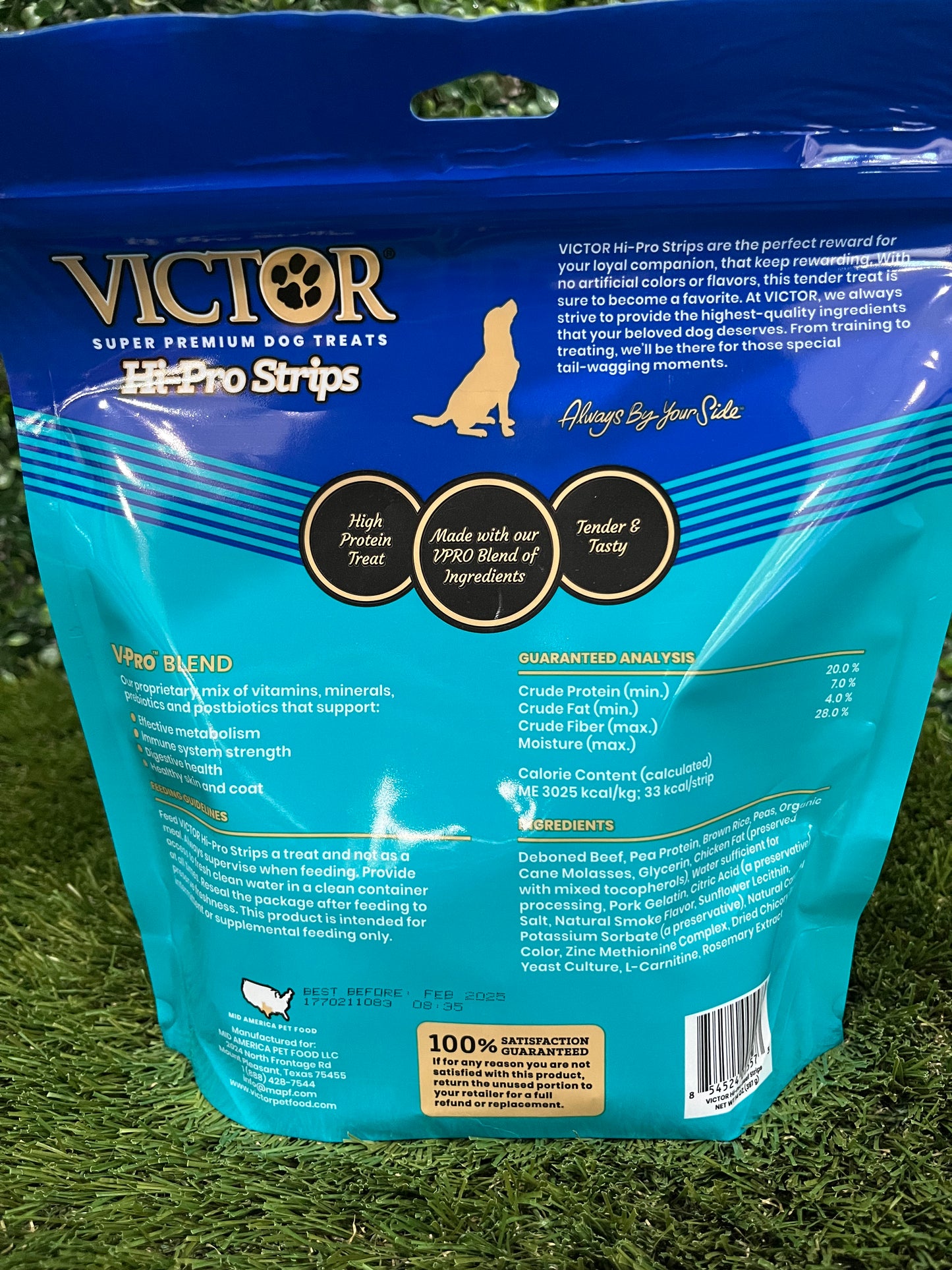 Victor Classic Hi-pro Strips Tender Beef